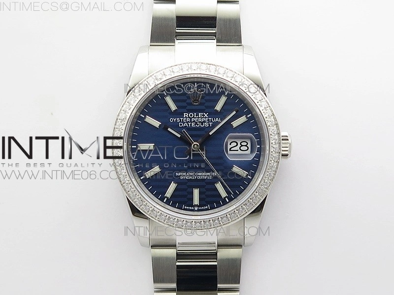DateJust 36 SS 126234 BP 1:1 Best Edition New Blue Dial on Oyster Bracelet
