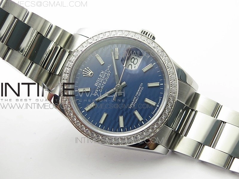 DateJust 36 SS 126234 BP 1:1 Best Edition New Blue Dial on Oyster Bracelet