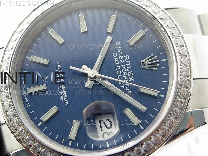 DateJust 36 SS 126234 BP 1:1 Best Edition New Blue Dial on Oyster Bracelet
