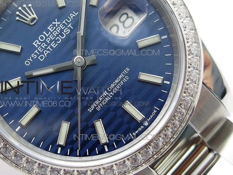 DateJust 36 SS 126234 BP 1:1 Best Edition New Blue Dial on Oyster Bracelet