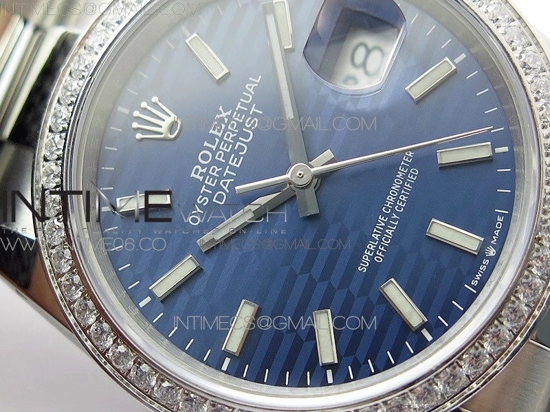 DateJust 36 SS 126234 BP 1:1 Best Edition New Blue Dial on Oyster Bracelet