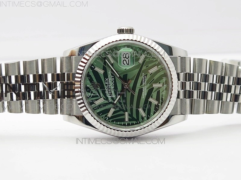 DateJust 36 SS 126234 BP 1:1 Best Edition New Green Dial on Jubilee Bracelet