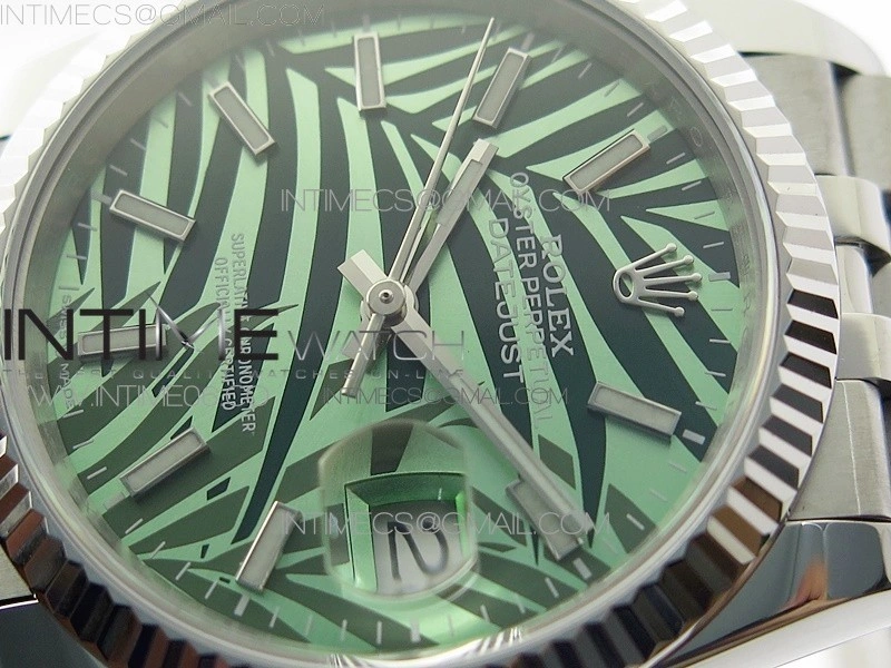 DateJust 36 SS 126234 BP 1:1 Best Edition New Green Dial on Jubilee Bracelet