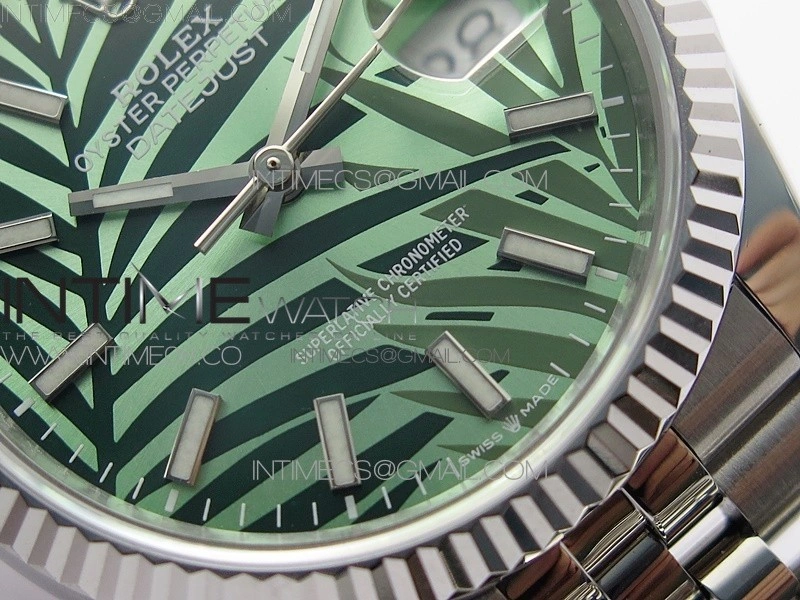 DateJust 36 SS 126234 BP 1:1 Best Edition New Green Dial on Jubilee Bracelet