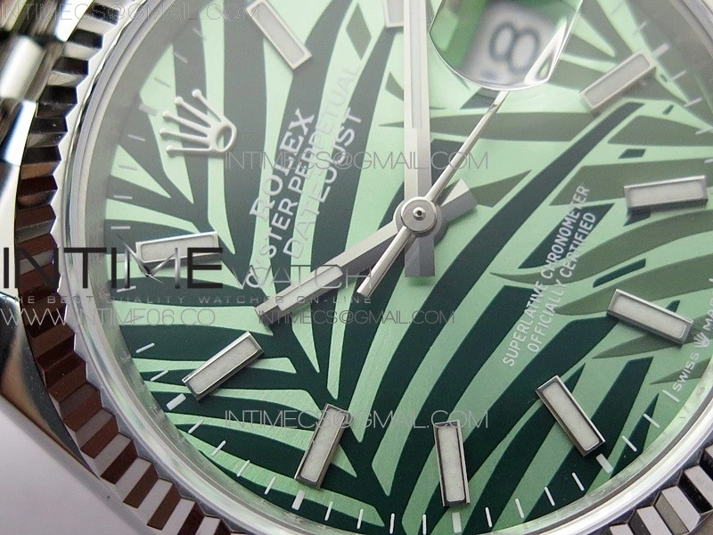 DateJust 36 SS 126234 BP 1:1 Best Edition New Green Dial on Jubilee Bracelet