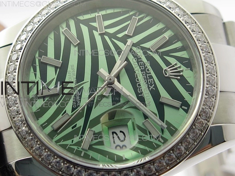 DateJust 36 SS 126234 BP 1:1 Best Edition New Green Dial on Oyster Bracelet