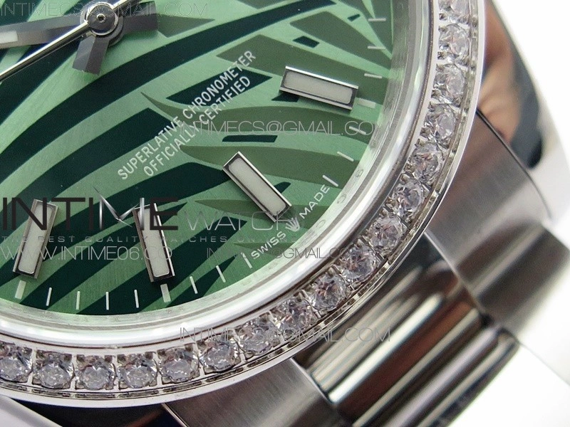 DateJust 36 SS 126234 BP 1:1 Best Edition New Green Dial on Oyster Bracelet