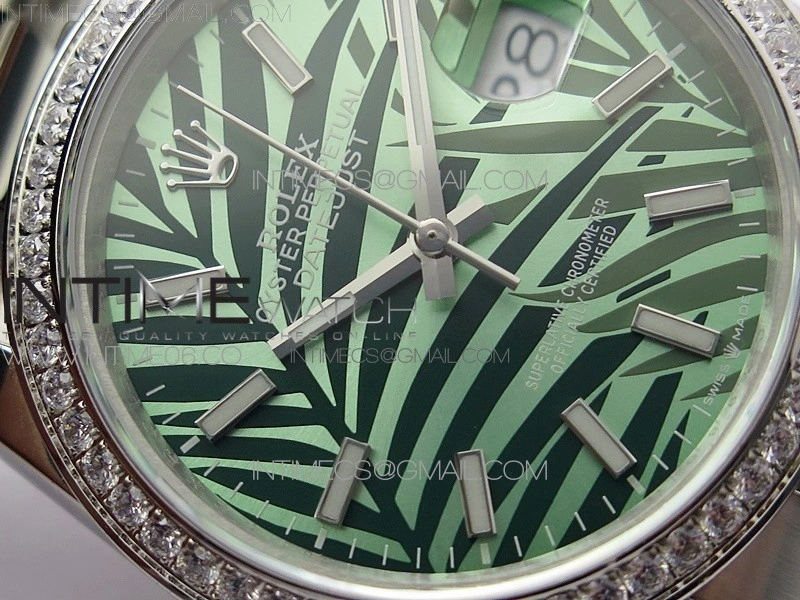 DateJust 36 SS 126234 BP 1:1 Best Edition New Green Dial on Oyster Bracelet
