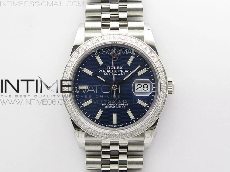 DateJust 36 SS 126284 BP 1:1 Best Edition New Blue Dial on Jubilee Bracelet