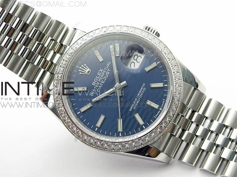 DateJust 36 SS 126284 BP 1:1 Best Edition New Blue Dial on Jubilee Bracelet
