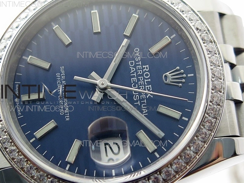 DateJust 36 SS 126284 BP 1:1 Best Edition New Blue Dial on Jubilee Bracelet