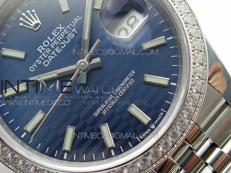 DateJust 36 SS 126284 BP 1:1 Best Edition New Blue Dial on Jubilee Bracelet
