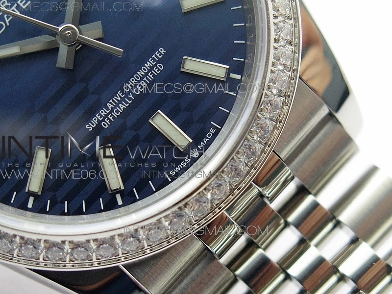 DateJust 36 SS 126284 BP 1:1 Best Edition New Blue Dial on Jubilee Bracelet