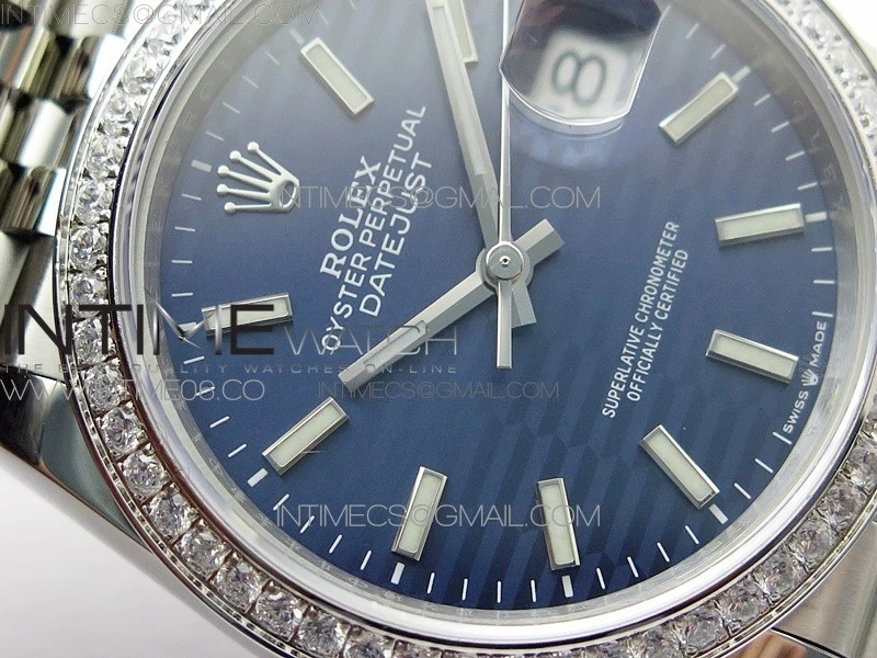 DateJust 36 SS 126284 BP 1:1 Best Edition New Blue Dial on Jubilee Bracelet