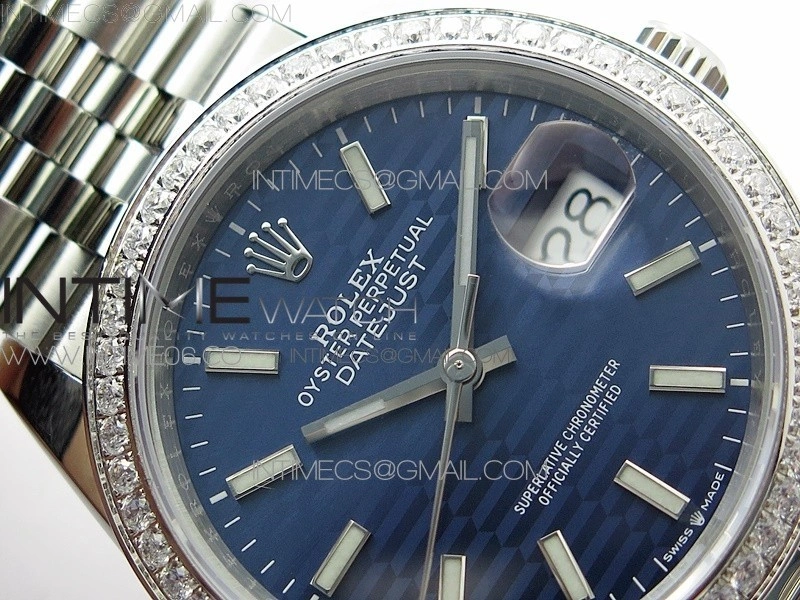 DateJust 36 SS 126284 BP 1:1 Best Edition New Blue Dial on Jubilee Bracelet