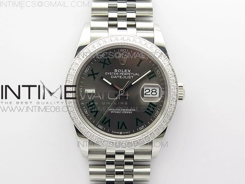 DateJust 36 SS 126284 BP 1:1 Best Edition New Blue Dial on Jubilee Bracelet