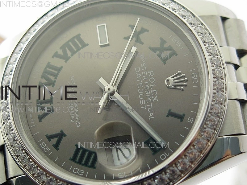 DateJust 36 SS 126284 BP 1:1 Best Edition New Blue Dial on Jubilee Bracelet