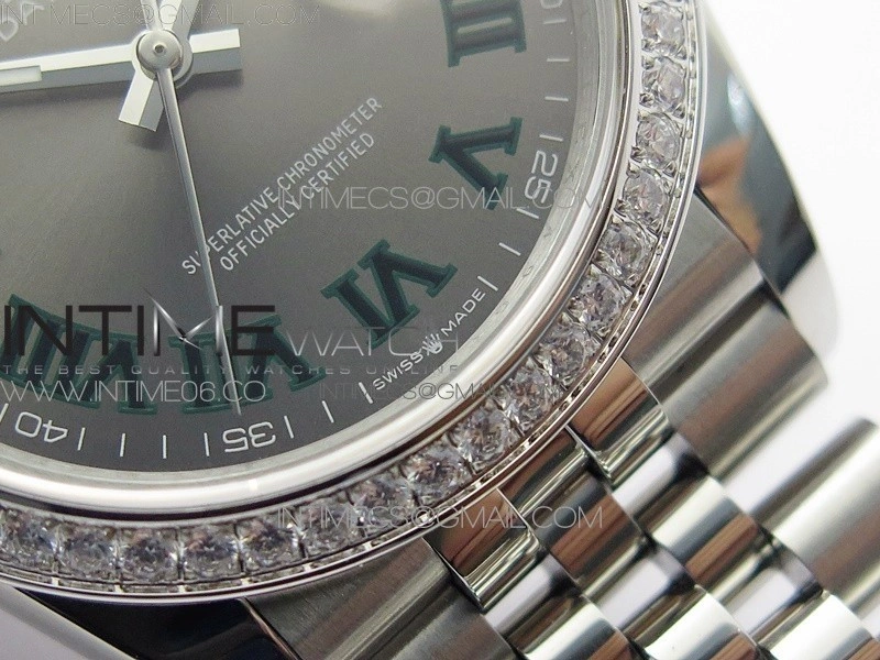 DateJust 36 SS 126284 BP 1:1 Best Edition New Blue Dial on Jubilee Bracelet