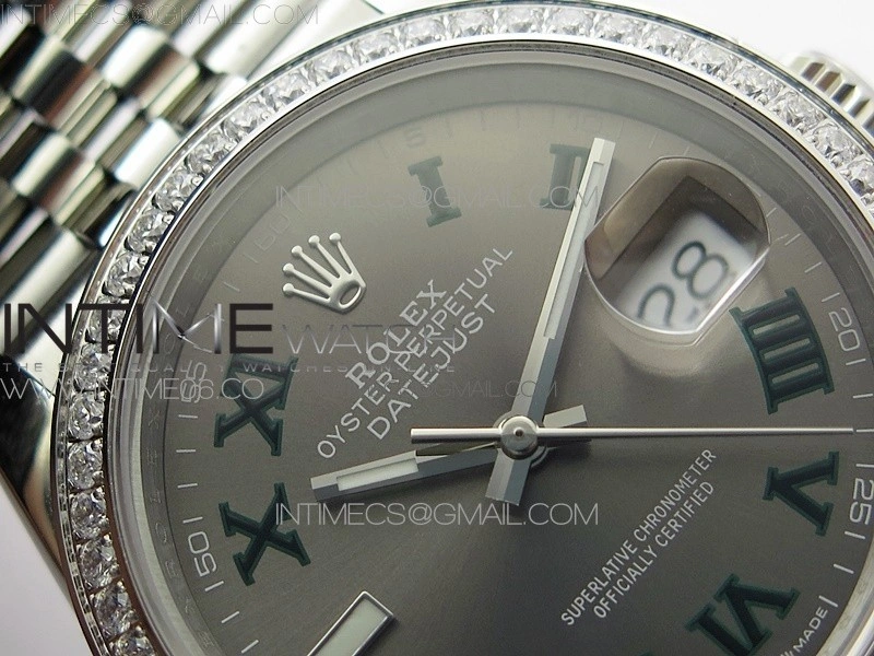 DateJust 36 SS 126284 BP 1:1 Best Edition New Blue Dial on Jubilee Bracelet