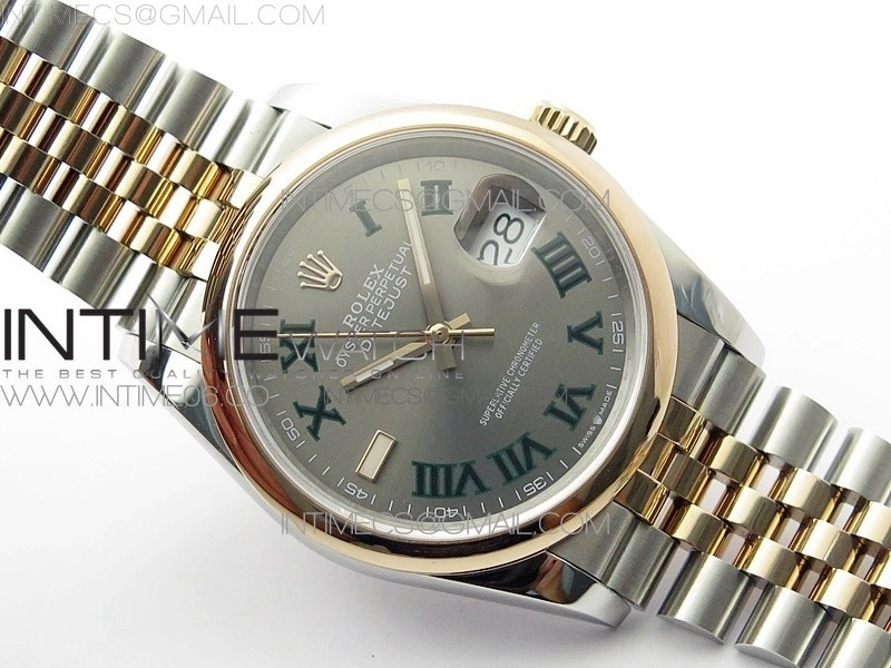 DateJust 36 SS RG 126201 BP 1:1 Best Edition Gray Dial on Jubilee Bracelet