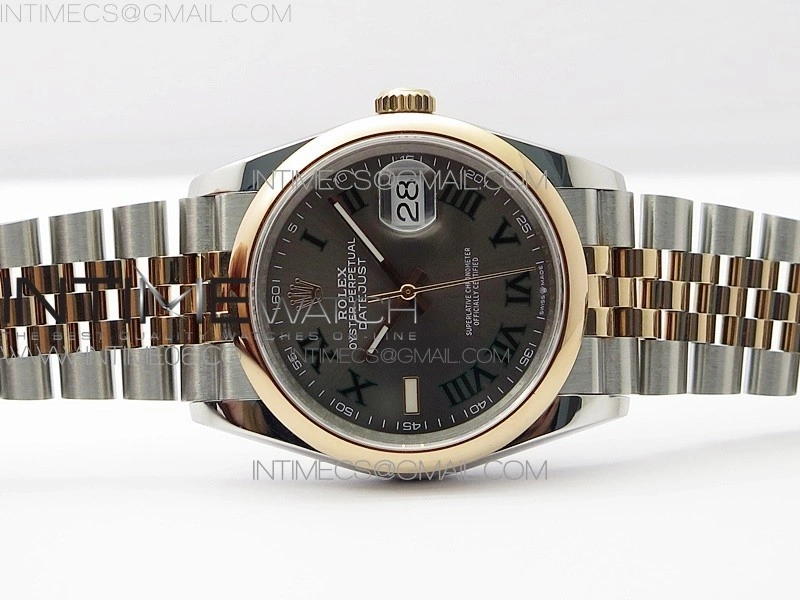 DateJust 36 SS RG 126201 BP 1:1 Best Edition Gray Dial on Jubilee Bracelet