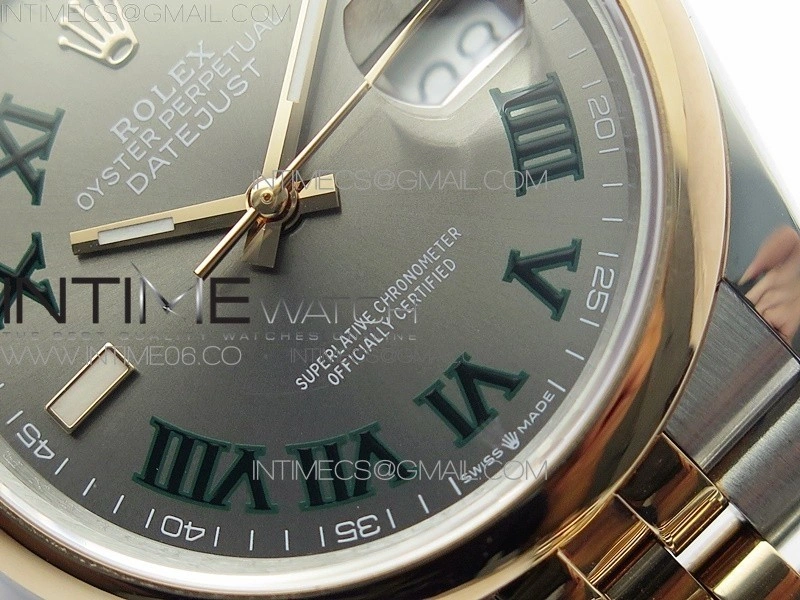 DateJust 36 SS RG 126201 BP 1:1 Best Edition Gray Dial on Jubilee Bracelet