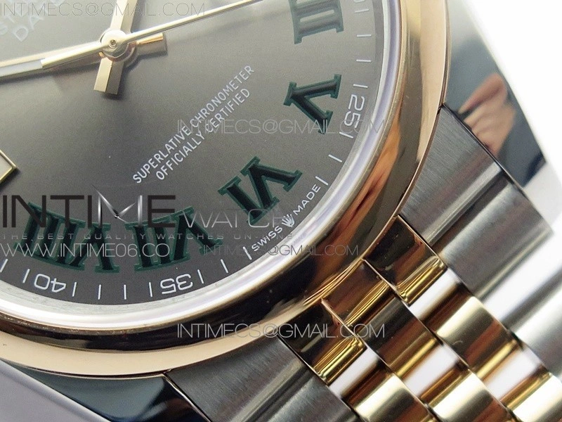 DateJust 36 SS RG 126201 BP 1:1 Best Edition Gray Dial on Jubilee Bracelet
