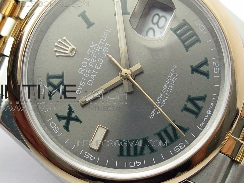 DateJust 36 SS RG 126201 BP 1:1 Best Edition Gray Dial on Jubilee Bracelet