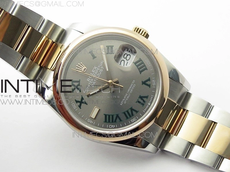 DateJust 36 SS RG 126201 BP 1:1 Best Edition Gray Dial on Oyster Bracelet