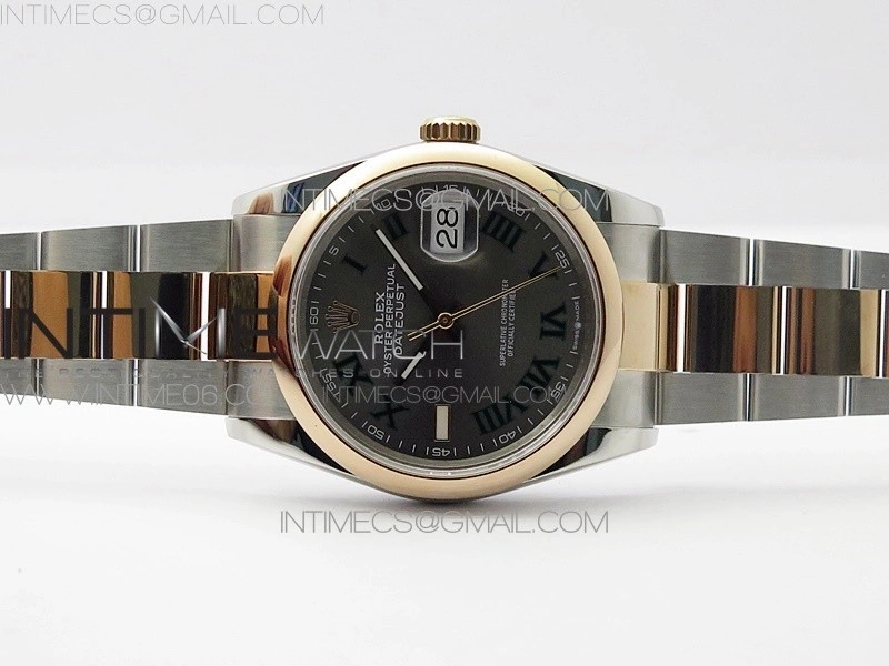 DateJust 36 SS RG 126201 BP 1:1 Best Edition Gray Dial on Oyster Bracelet