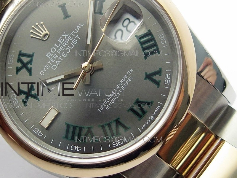 DateJust 36 SS RG 126201 BP 1:1 Best Edition Gray Dial on Oyster Bracelet