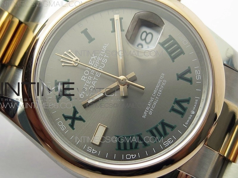 DateJust 36 SS RG 126201 BP 1:1 Best Edition Gray Dial on Oyster Bracelet