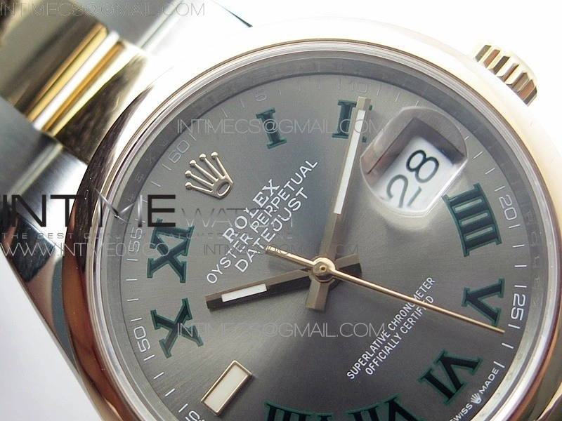 DateJust 36 SS RG 126201 BP 1:1 Best Edition Gray Dial on Oyster Bracelet