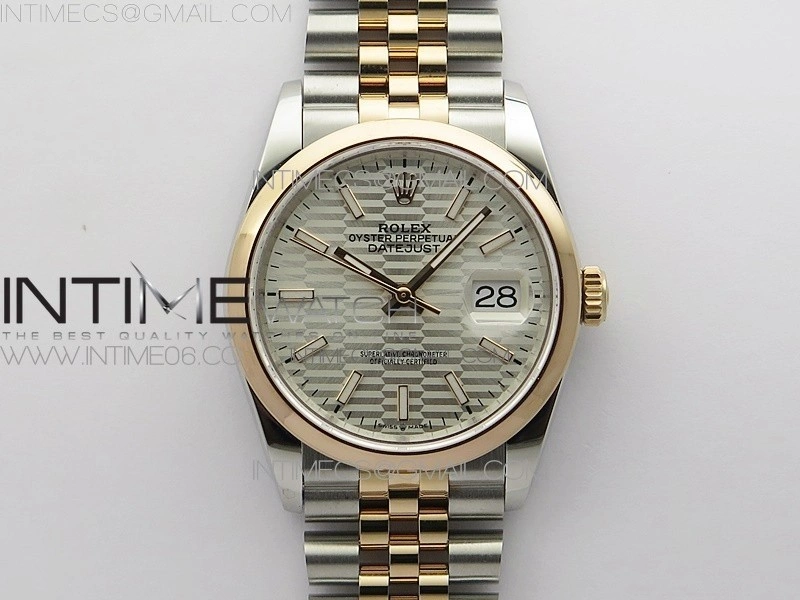 DateJust 36 SS RG 126201 BP 1:1 Best Edition Silver Dial on Jubilee Bracelet