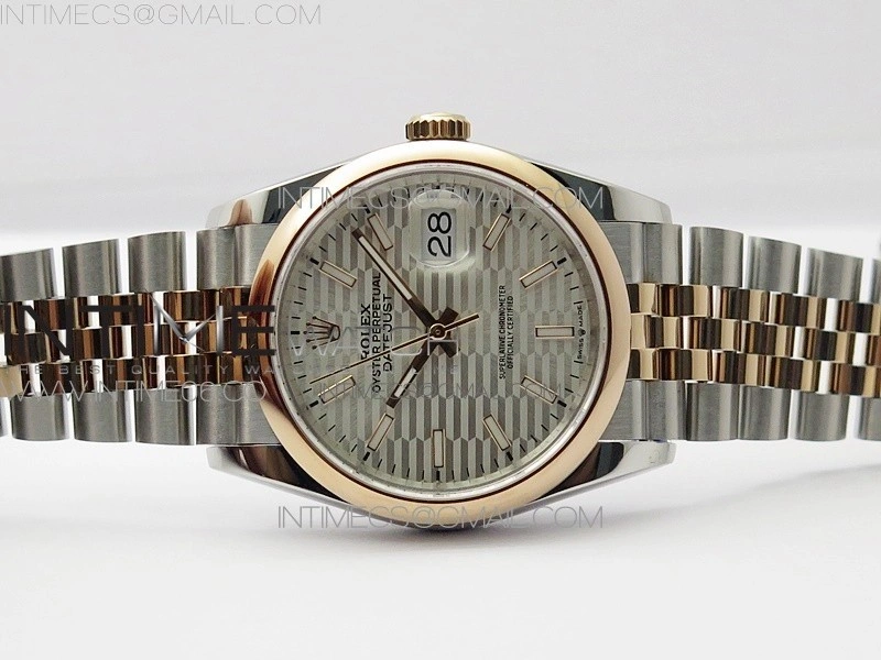 DateJust 36 SS RG 126201 BP 1:1 Best Edition Silver Dial on Jubilee Bracelet
