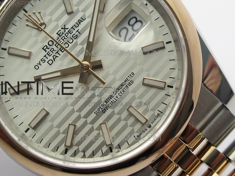 DateJust 36 SS RG 126201 BP 1:1 Best Edition Silver Dial on Jubilee Bracelet