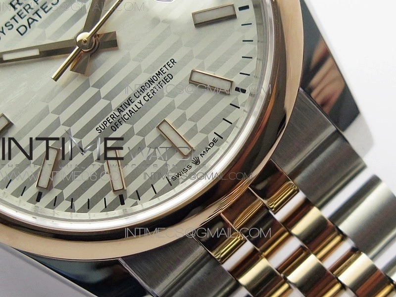 DateJust 36 SS RG 126201 BP 1:1 Best Edition Silver Dial on Jubilee Bracelet