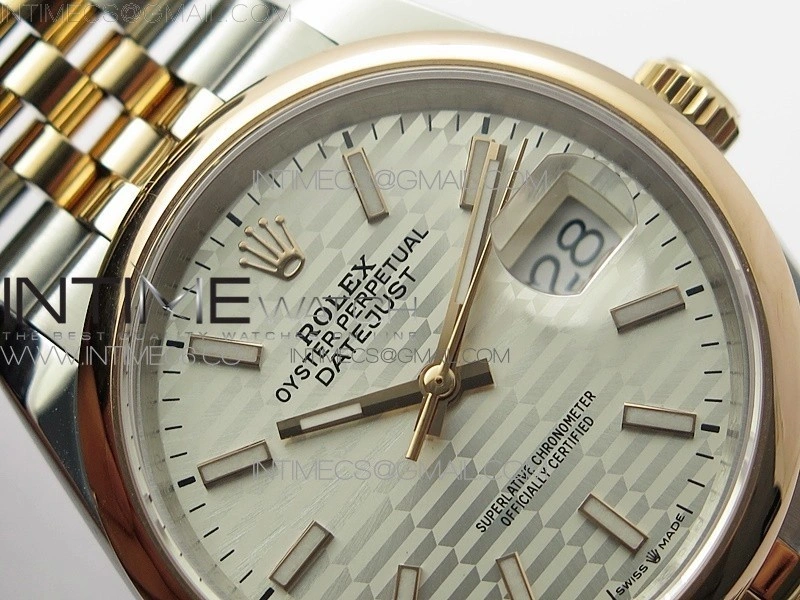 DateJust 36 SS RG 126201 BP 1:1 Best Edition Silver Dial on Jubilee Bracelet