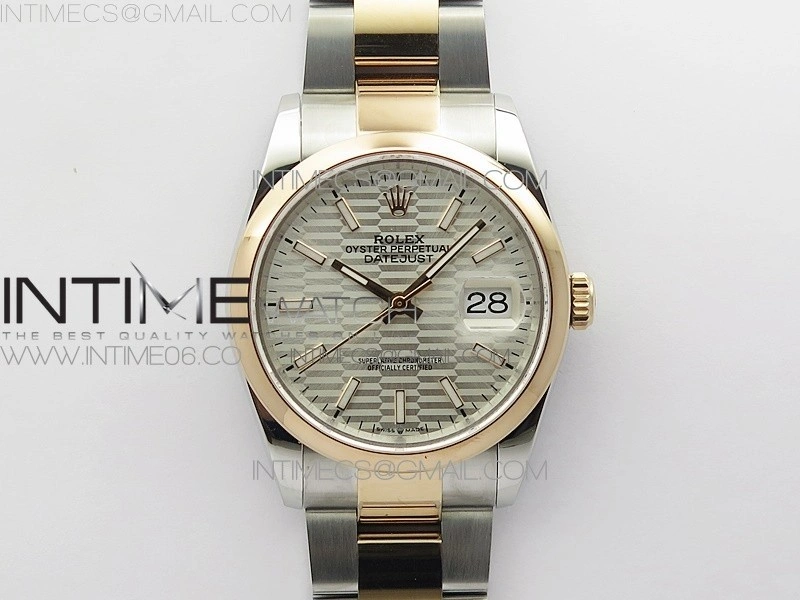 DateJust 36 SS RG 126201 BP 1:1 Best Edition Silver Dial on Oyster Bracelet