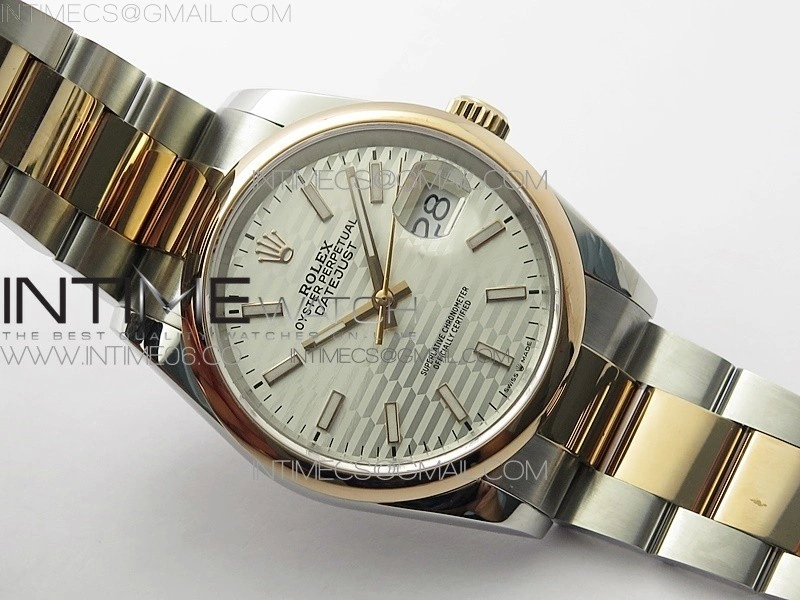 DateJust 36 SS RG 126201 BP 1:1 Best Edition Silver Dial on Oyster Bracelet