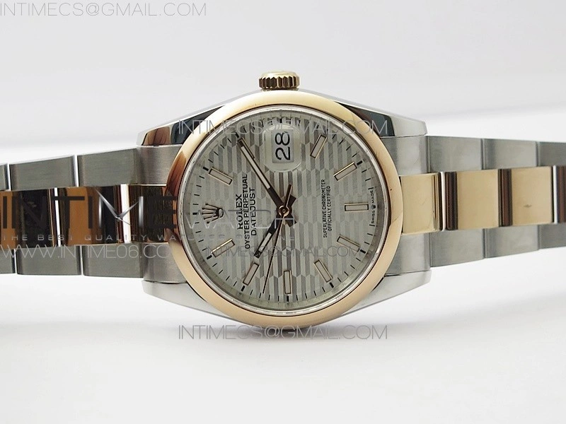 DateJust 36 SS RG 126201 BP 1:1 Best Edition Silver Dial on Oyster Bracelet