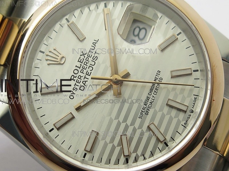 DateJust 36 SS RG 126201 BP 1:1 Best Edition Silver Dial on Oyster Bracelet