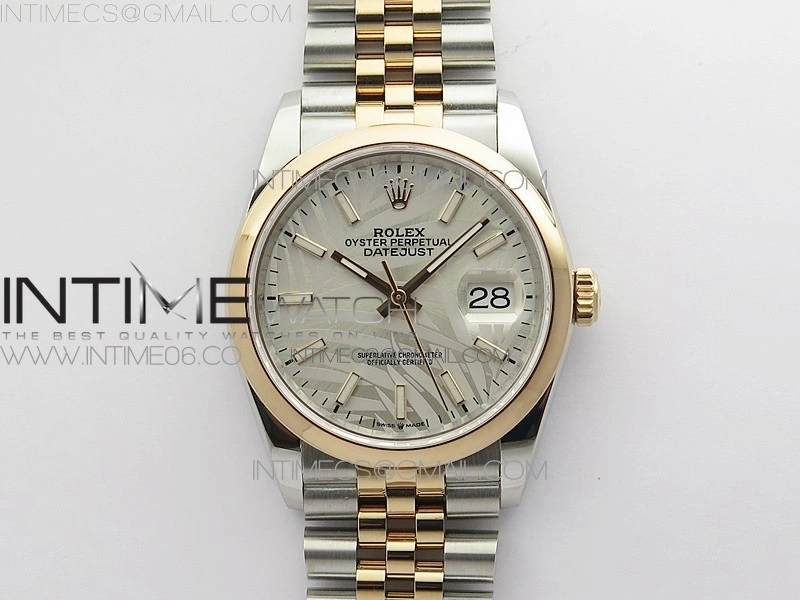DateJust 36 SS RG 126201 BP 1:1 Best Edition Silver Gray Dial on Jubilee Bracelet