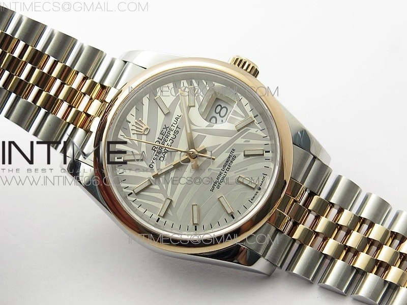 DateJust 36 SS RG 126201 BP 1:1 Best Edition Silver Gray Dial on Jubilee Bracelet