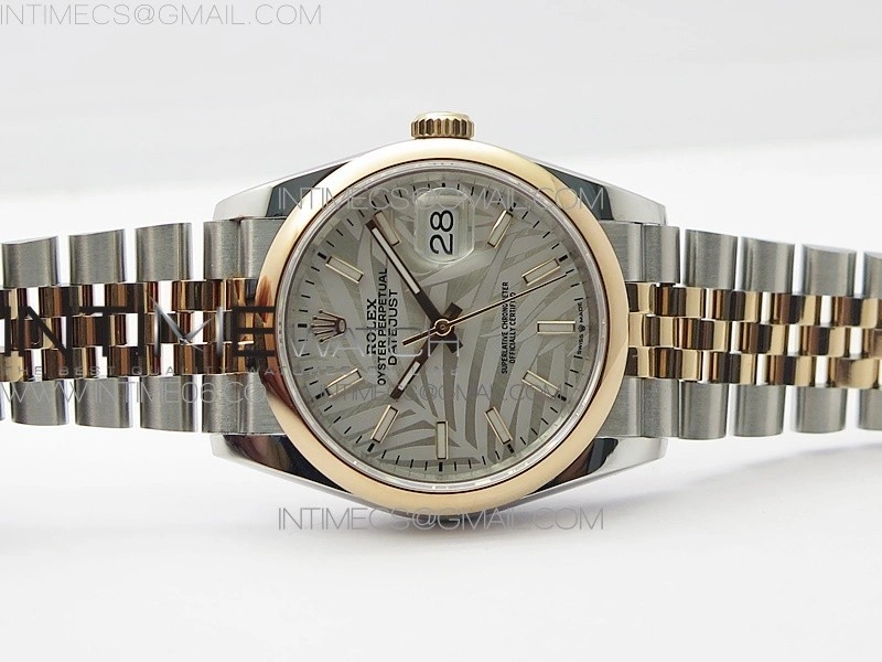 DateJust 36 SS RG 126201 BP 1:1 Best Edition Silver Gray Dial on Jubilee Bracelet