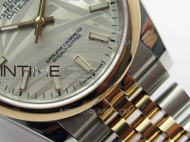 DateJust 36 SS RG 126201 BP 1:1 Best Edition Silver Gray Dial on Jubilee Bracelet