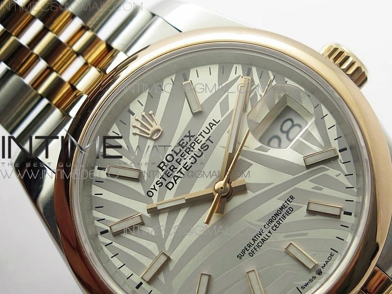 DateJust 36 SS RG 126201 BP 1:1 Best Edition Silver Gray Dial on Jubilee Bracelet