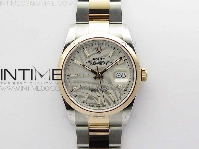 DateJust 36 SS RG 126201 BP 1:1 Best Edition Silver Gray Dial on Oyster Bracelet