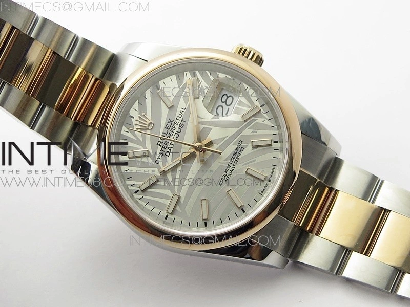 DateJust 36 SS RG 126201 BP 1:1 Best Edition Silver Gray Dial on Oyster Bracelet