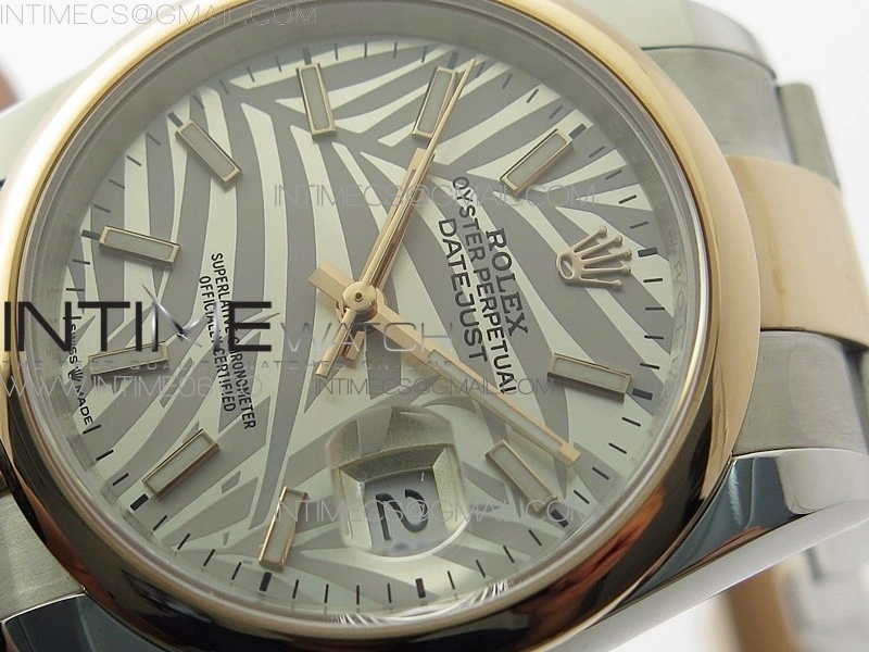 DateJust 36 SS RG 126201 BP 1:1 Best Edition Silver Gray Dial on Oyster Bracelet